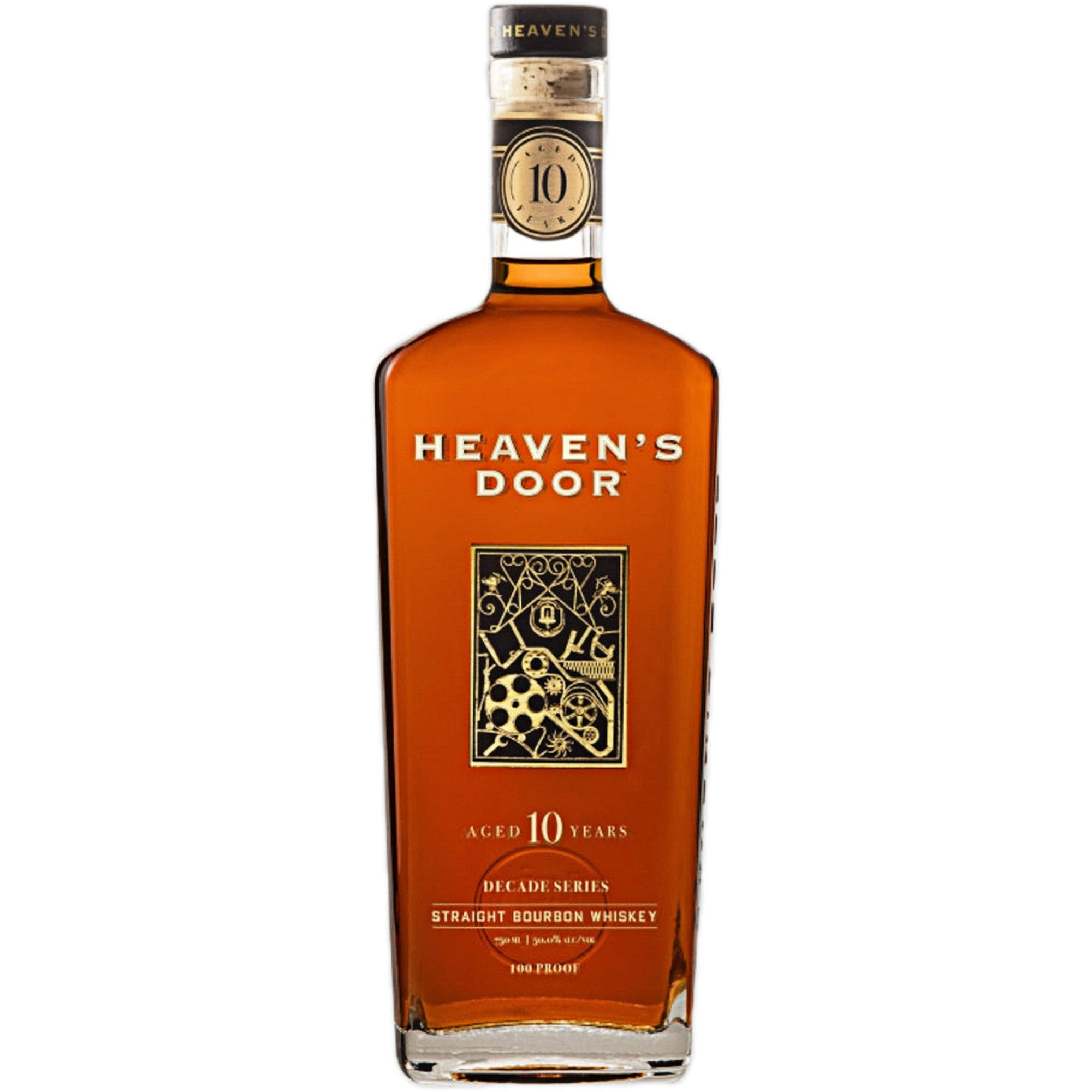 Heaven's Door Decade Series 10 Year Old Straight Bourbon Whiskey 750ml Bottle