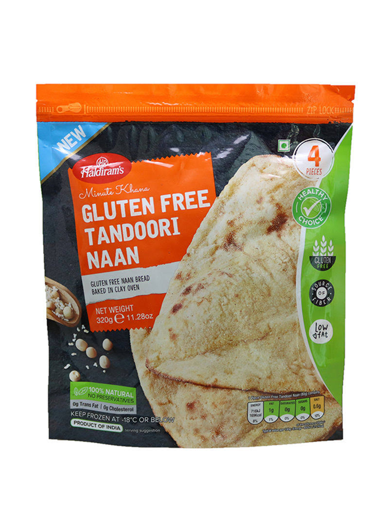 Haldiram's Gluten Free Tandoori Naan 5pc