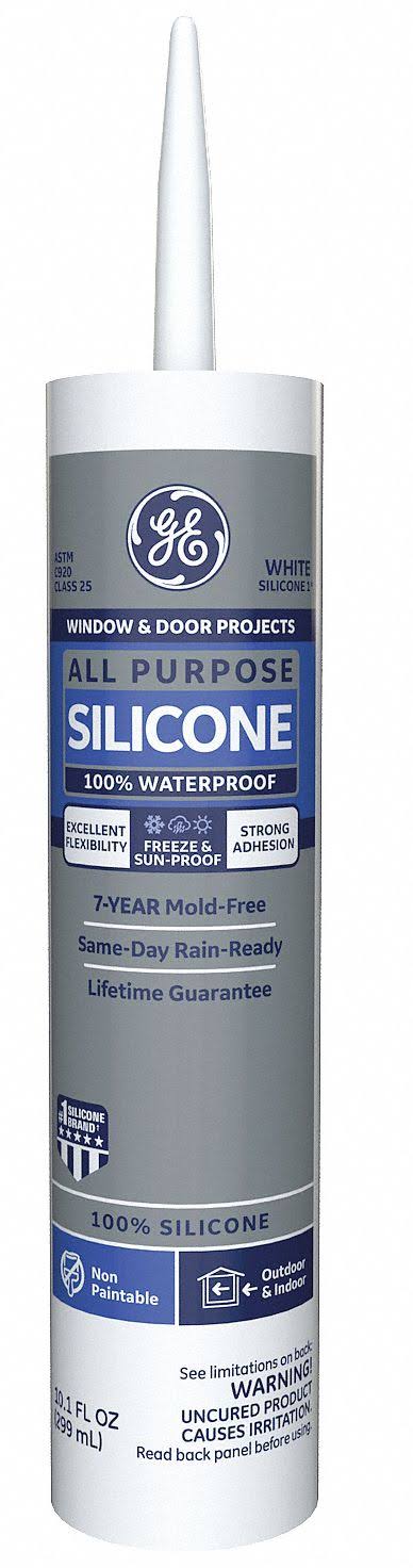 Momentive Window & Door Silicone Rubber Caulk - White