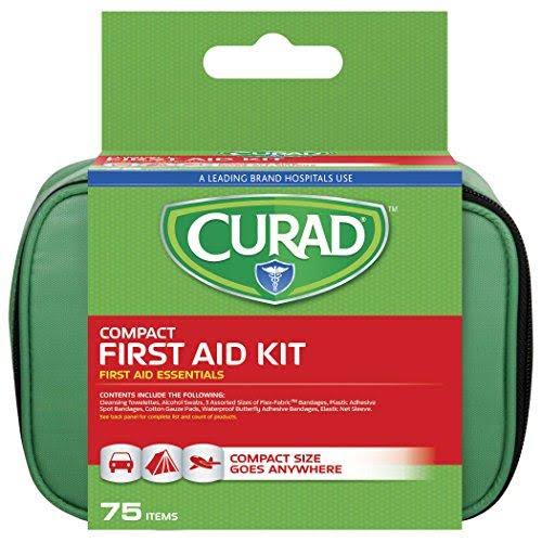 Curad Compact First Aid Kit - 75 Items