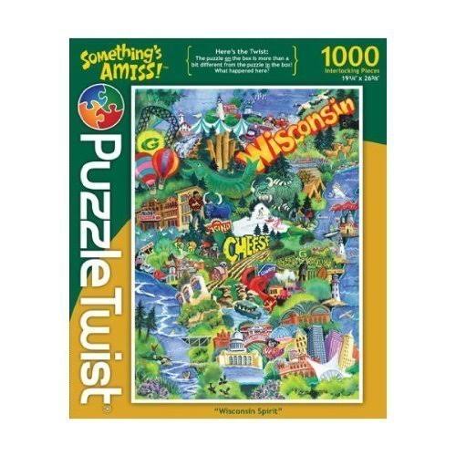 Something's Amiss! Wisconsin Spirit 1000 Piece Puzzle
