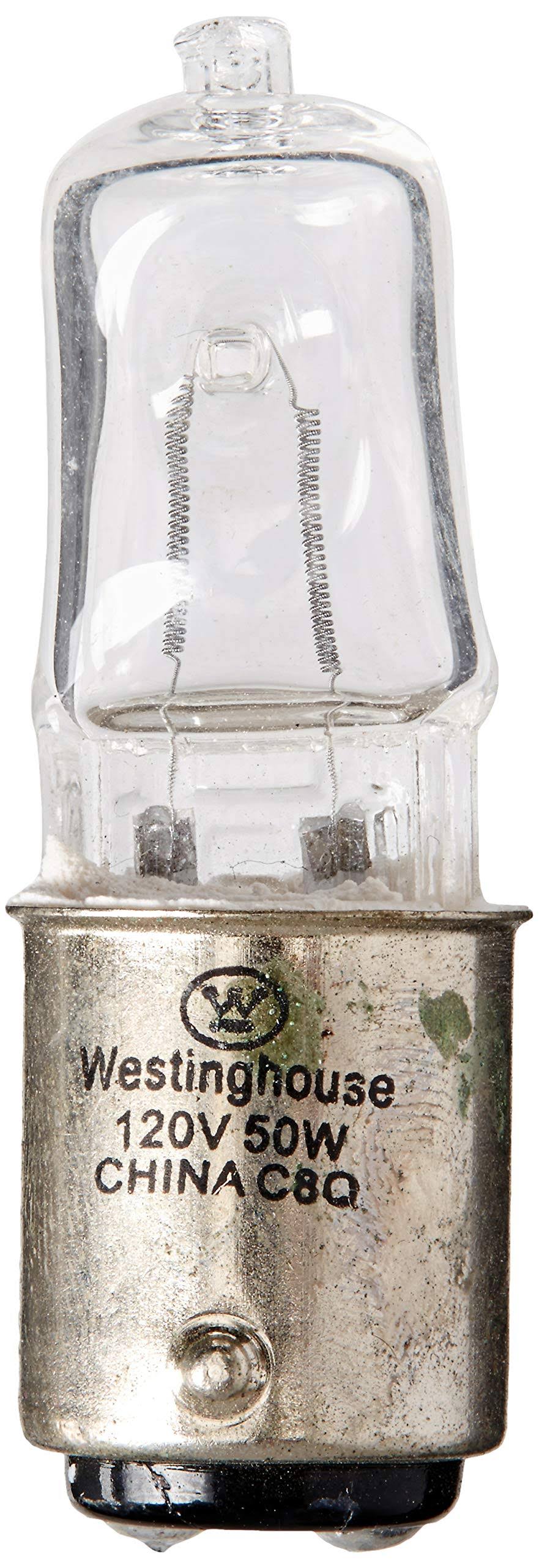 Westinghouse 04835 Single-Ended Halogen Light Bulb - T3, 50w