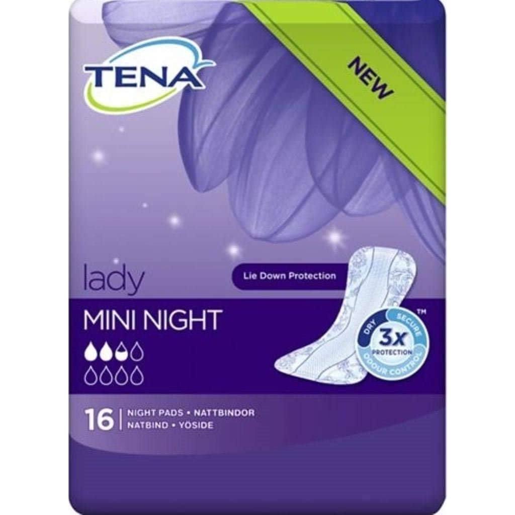 Tena Lady Mini Night Pads - 16pcs