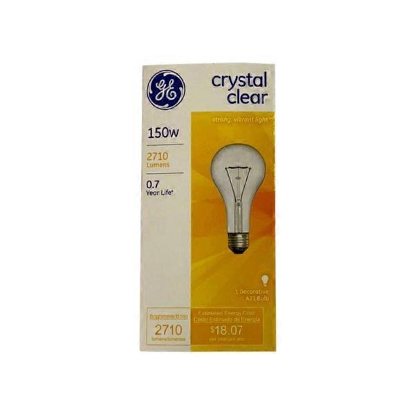 Ge Decorative Bulb - Crystal Clear, 150W