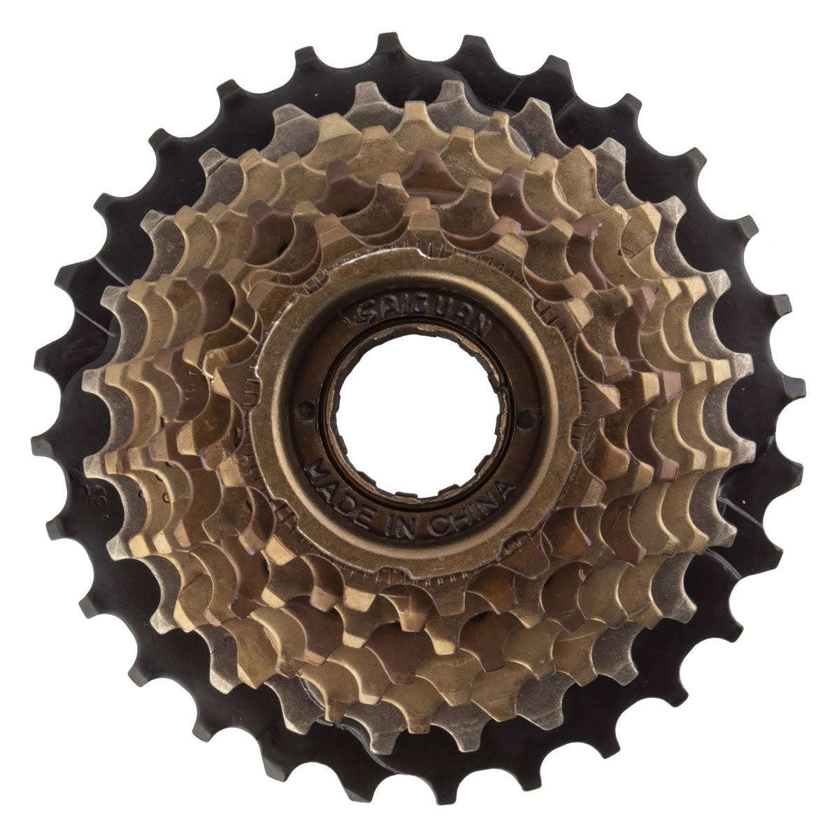 Sunlite UtiliT Sport 7sp Freewheel, 14-28t, Brown/Black
