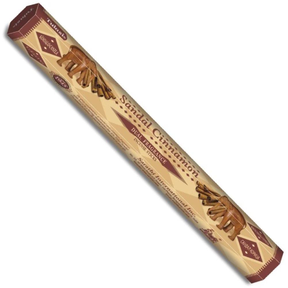 TULASI - Hex - Sandal Cinnamon Incense Sticks