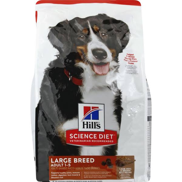 Hill's Science Diet Large Breed Adult Dog Food - Lamb Meal & Rice, 33lb