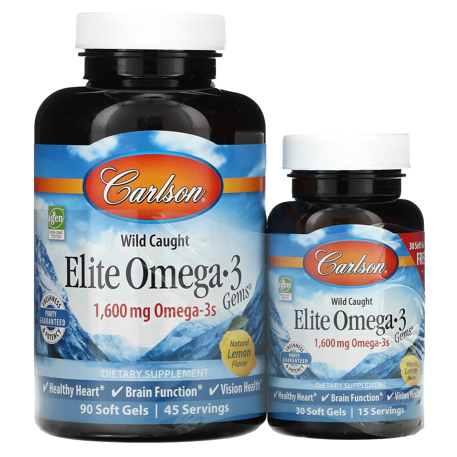 Carlson Elite Omega-3 Gems Fish Oil