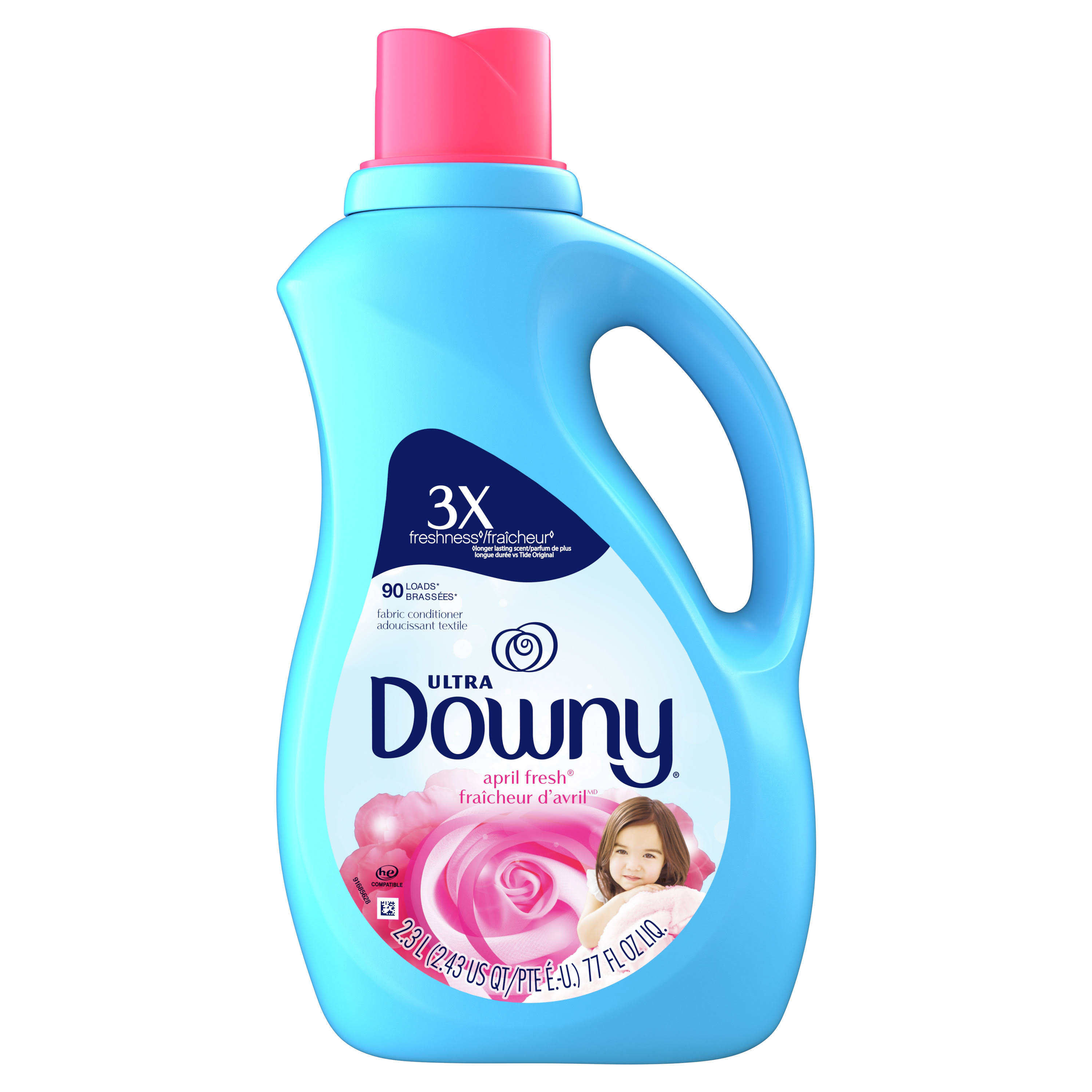 Downy Ultra Fabric Protect Fabric Conditioner - April Fresh, 90 Loads, 77oz