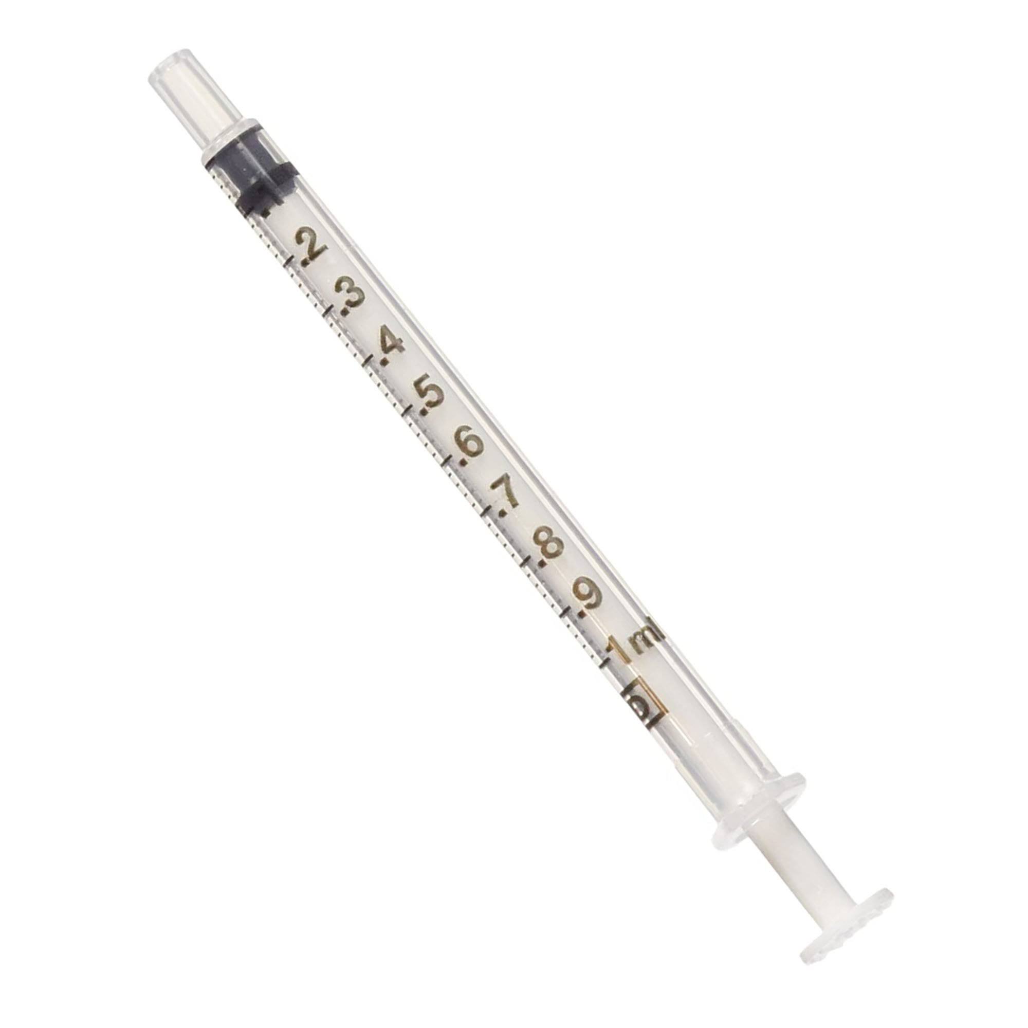 BD BD305217 Oral Syringes - Clear, 1ml, 500/Ca, with Tip Cap