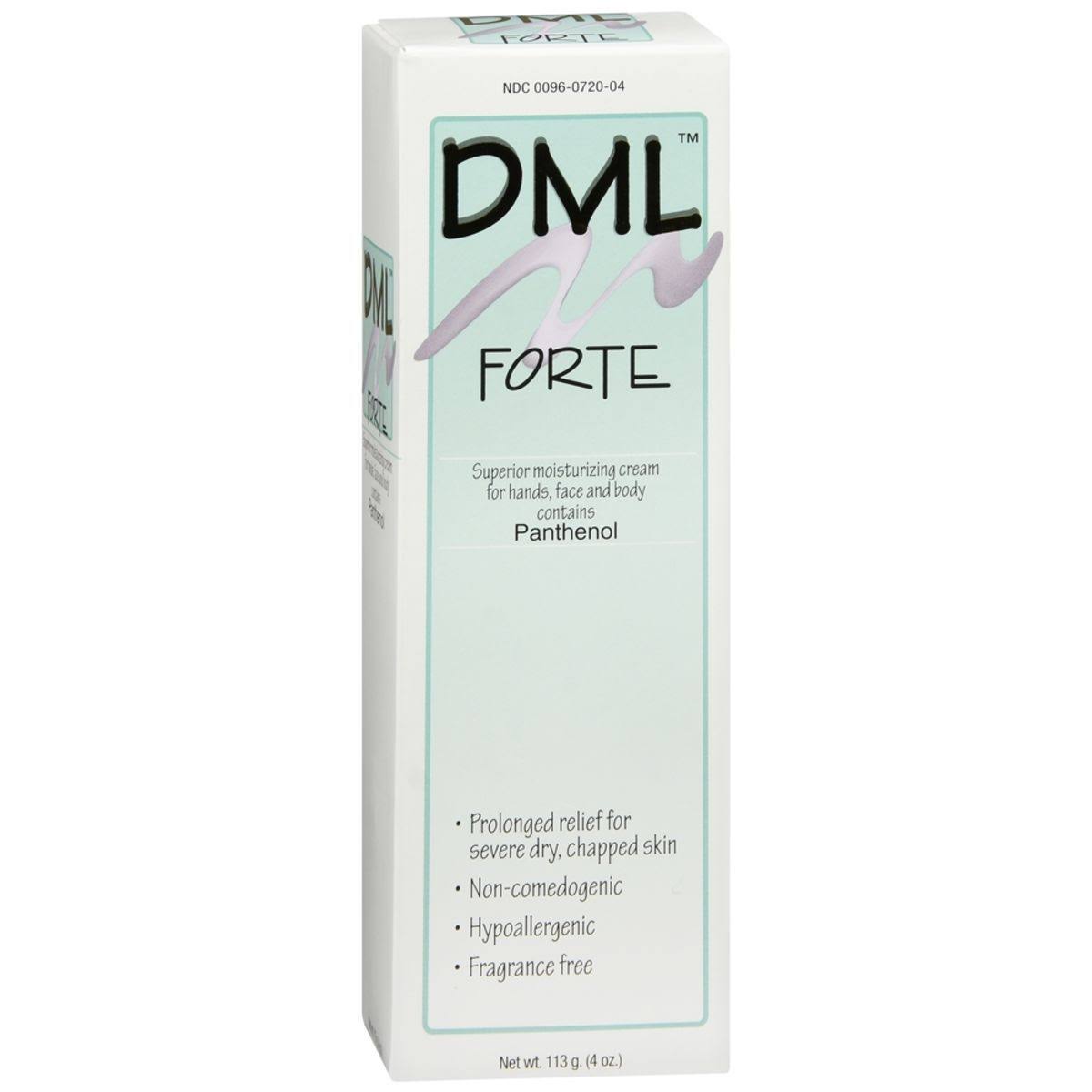 Dml Forte with Panthenol Moisturizing Cream - 4oz