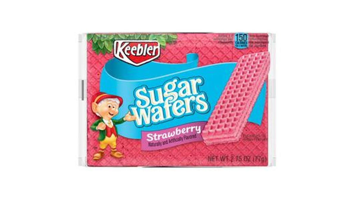 Keebler Sugar Wafers - Strawberry, 77g