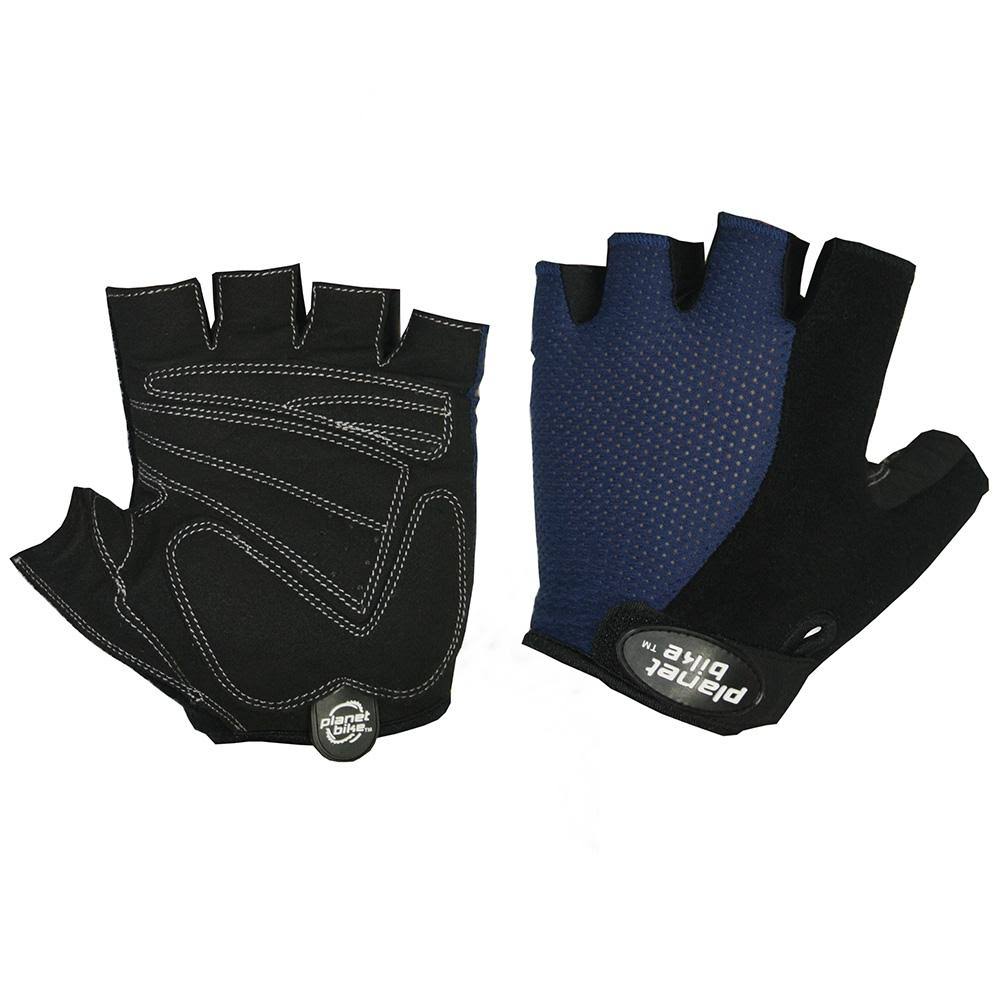Planet Bike Aries Glove: Black/Blue; XL