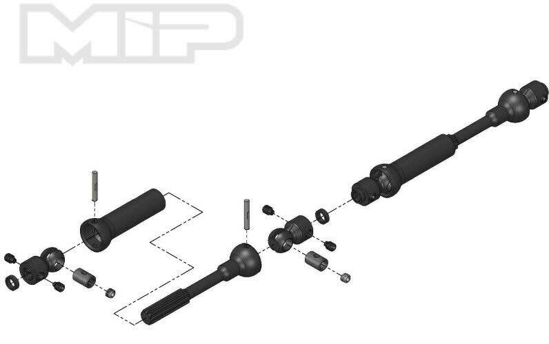 Mip 18120 X-Duty Center Drive Kit - 110mm x 135mm, 5mm Hubs