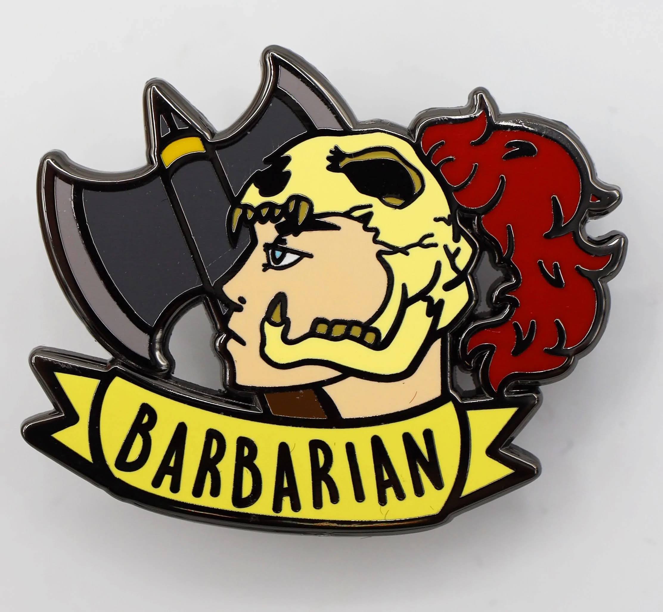 Banner Class Pins - Barbarian