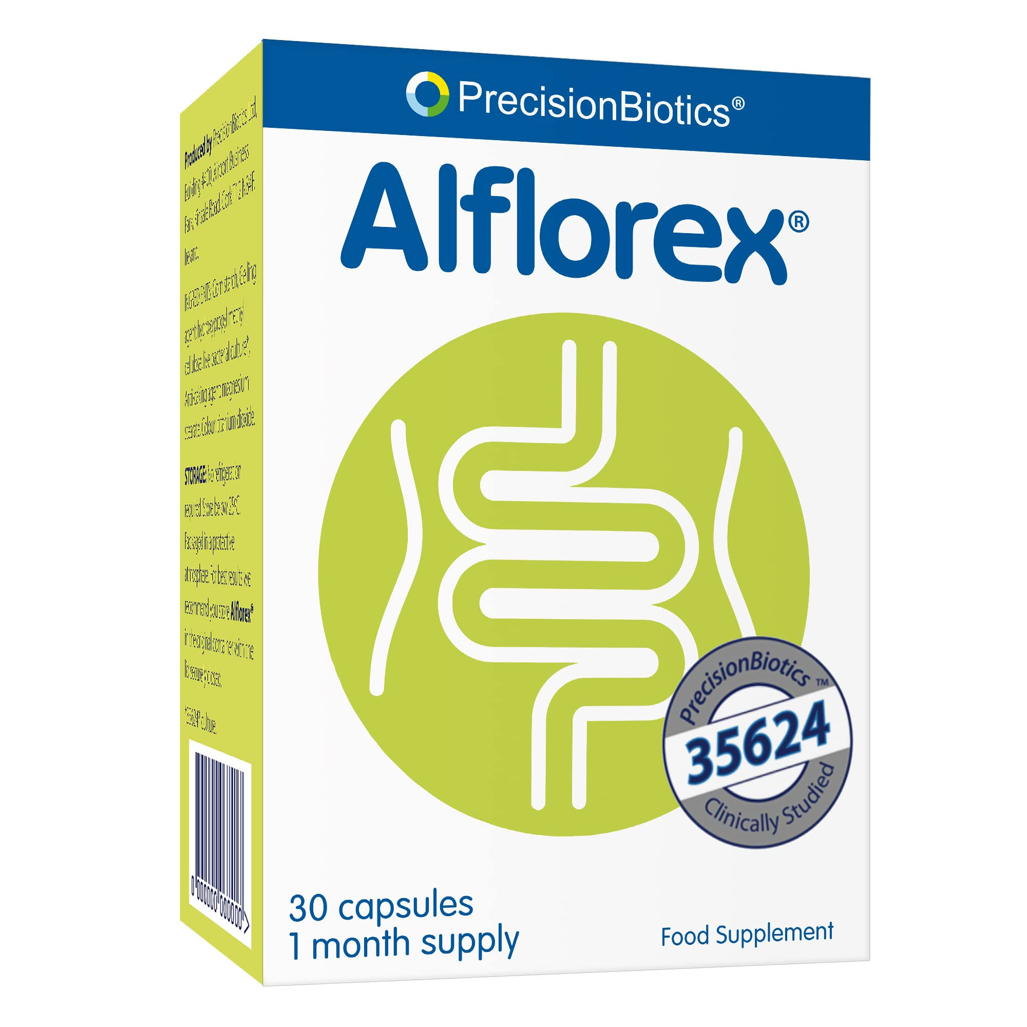 Alflorex Precision Biotics Food Supplement - 30 Capsules