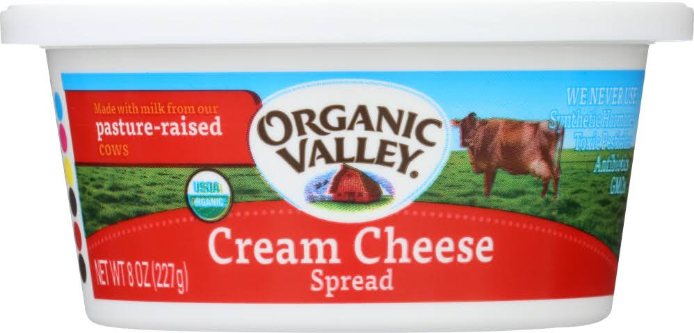 Organic Valley: Organic Cream Cheese Spread, 8 Oz