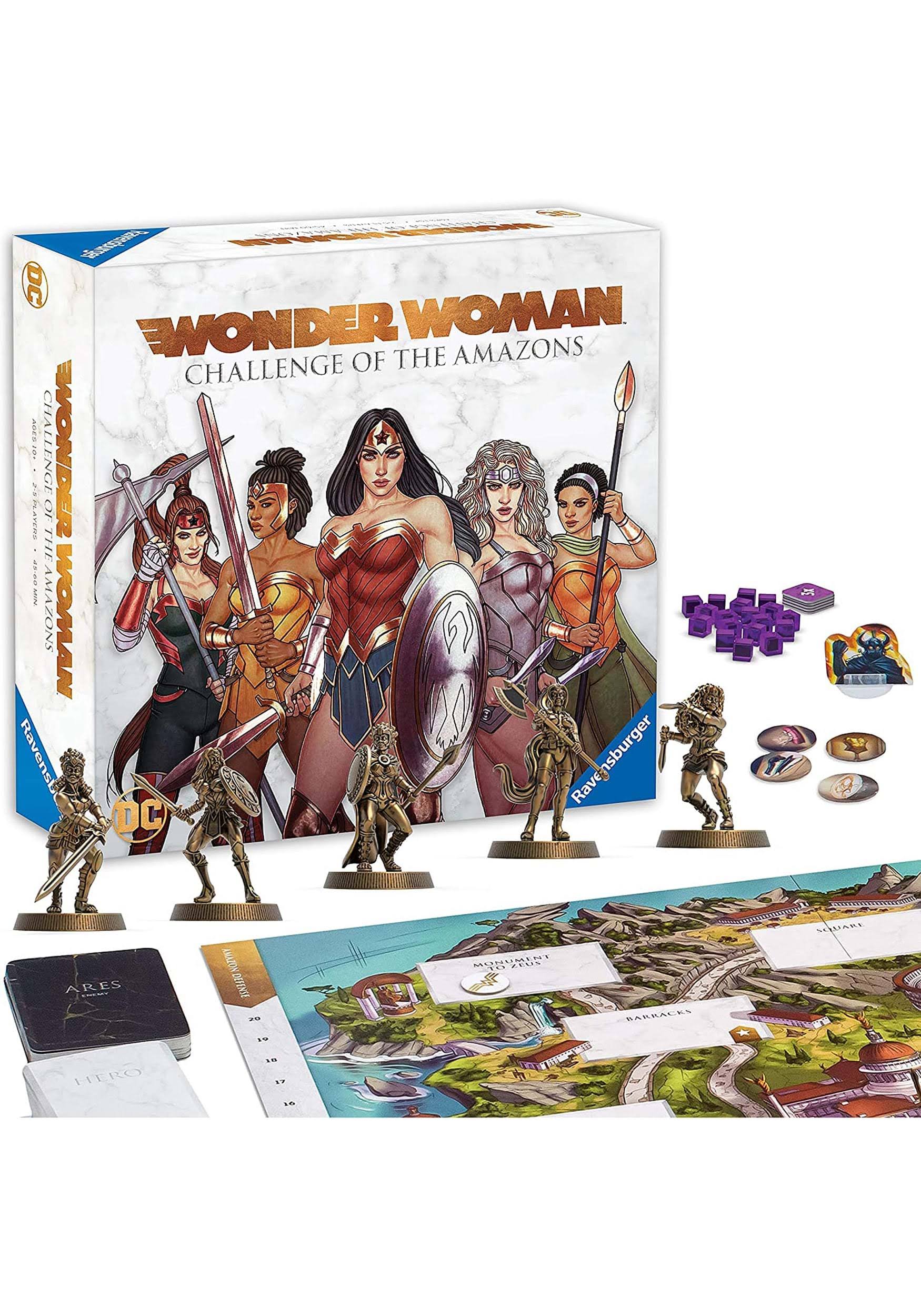 Ravensburger Wonder Woman: Challenge of The Amazons Strategy Game for