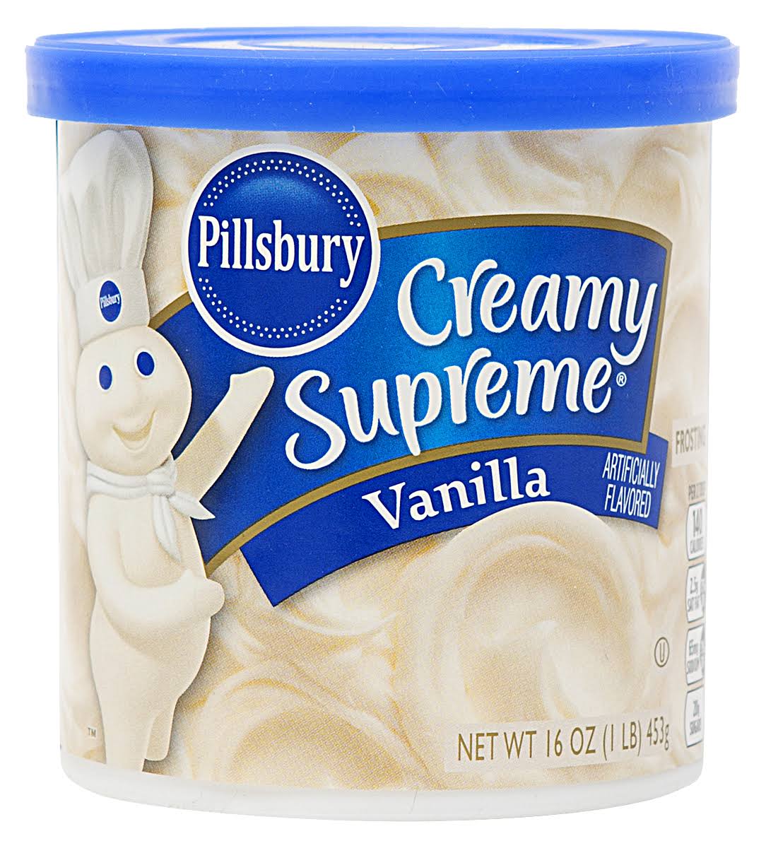 Pillsbury Creamy Supreme Frosting - Vanilla, 16oz