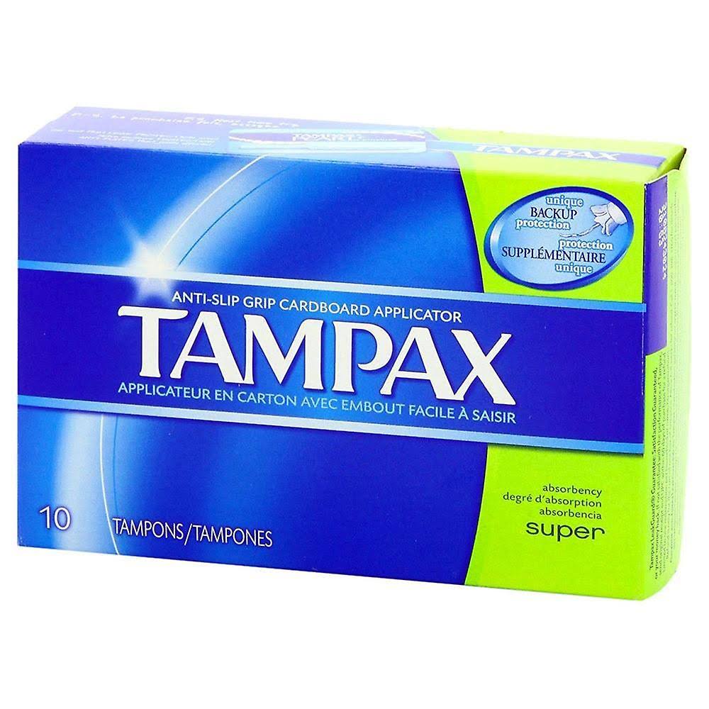 Tampax Tampons With Flushable Applicator Super Absorben
