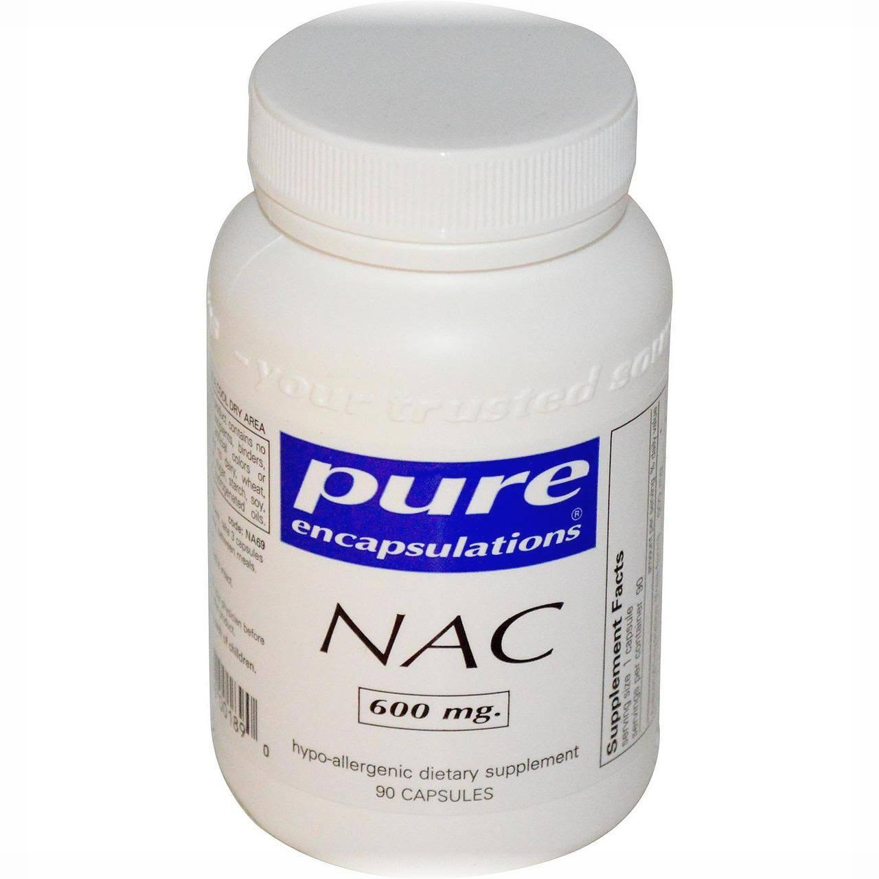 Pure Encapsulations NAC Multivitamins - 600mg, 90ct
