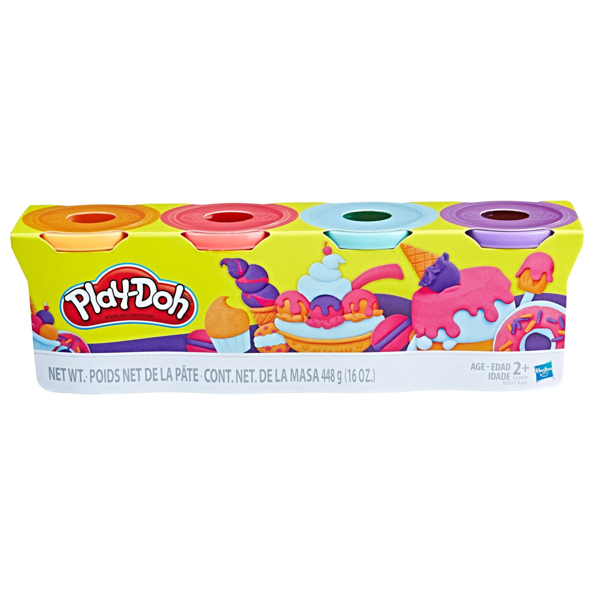Play Doh Sweet Colours Tubs - 4pk