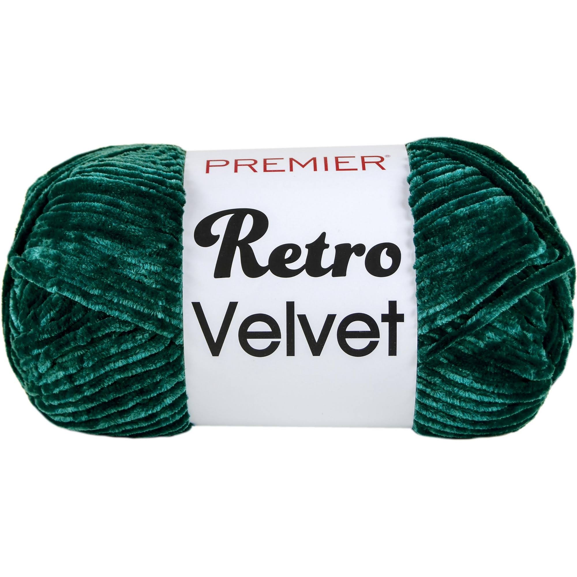 Premier Yarns Retro Velvet Yarn - Emerald