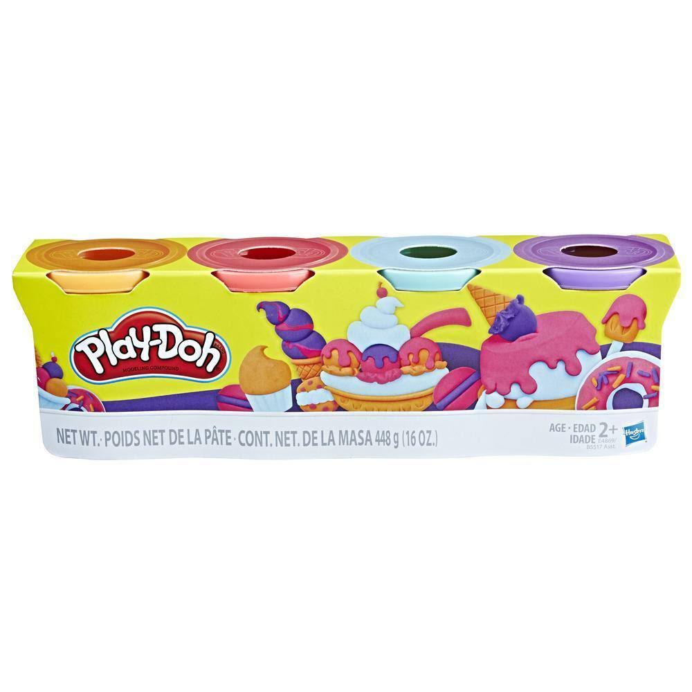 Play Doh Sweet Colours Tubs - 4pk