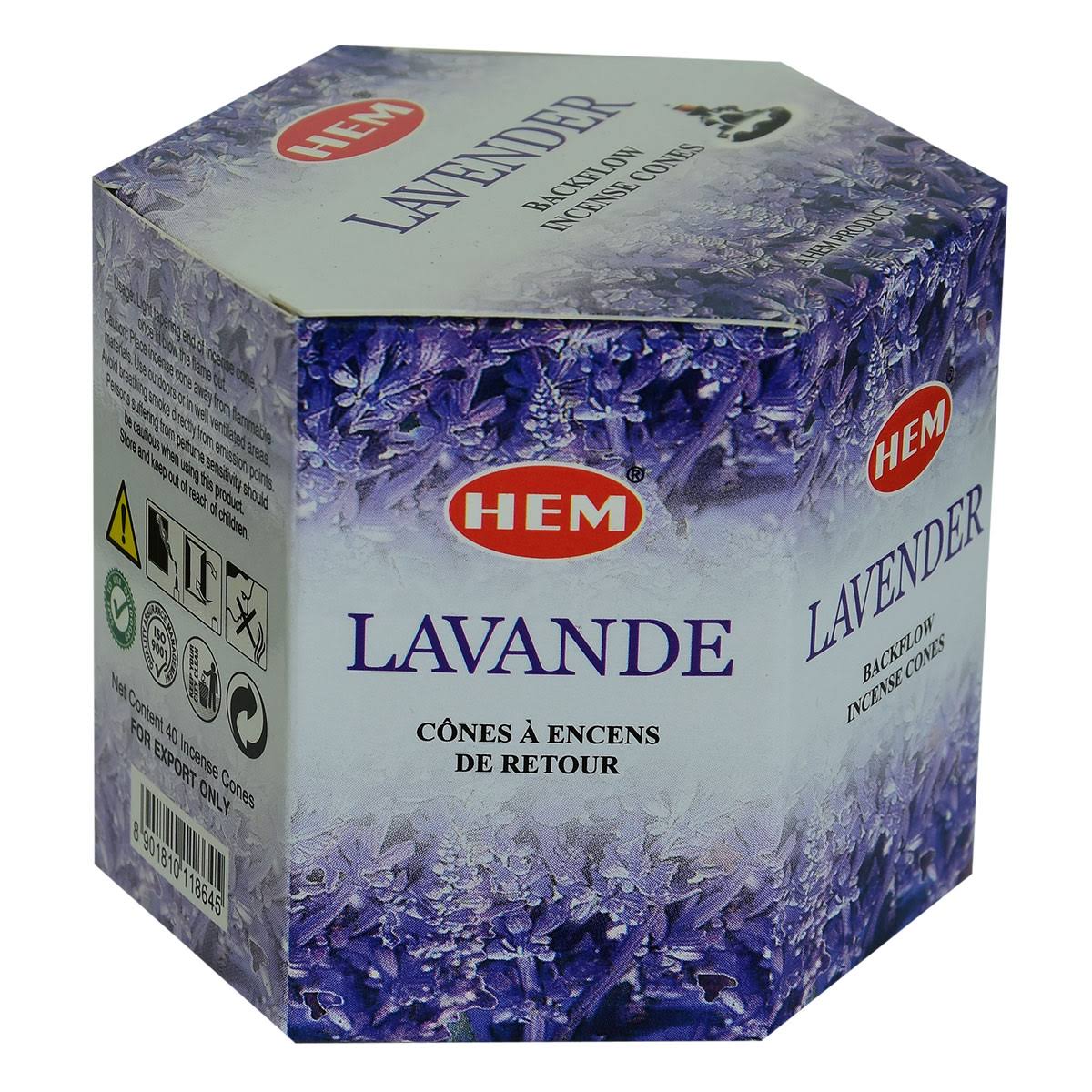 Hem - Lavender Backflow Incense Cones