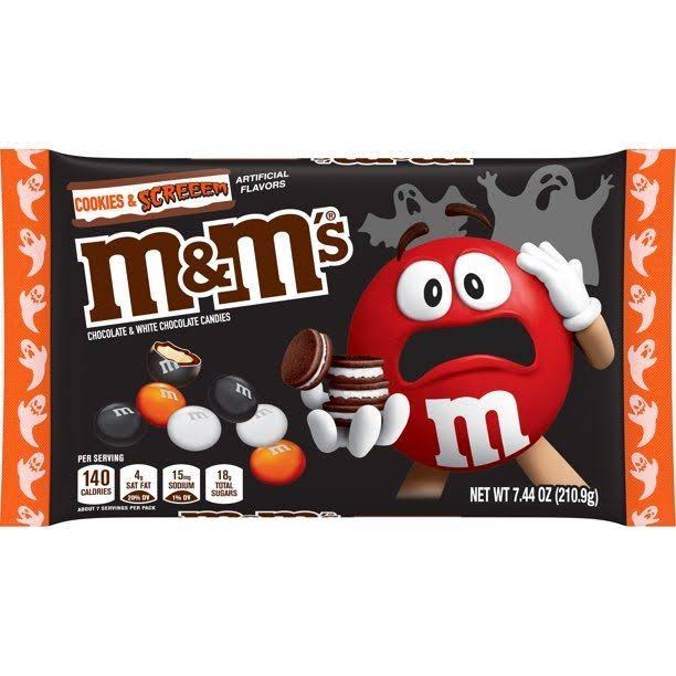 M&M's Cookies & Screem Chocolate Halloween Candy Share Size