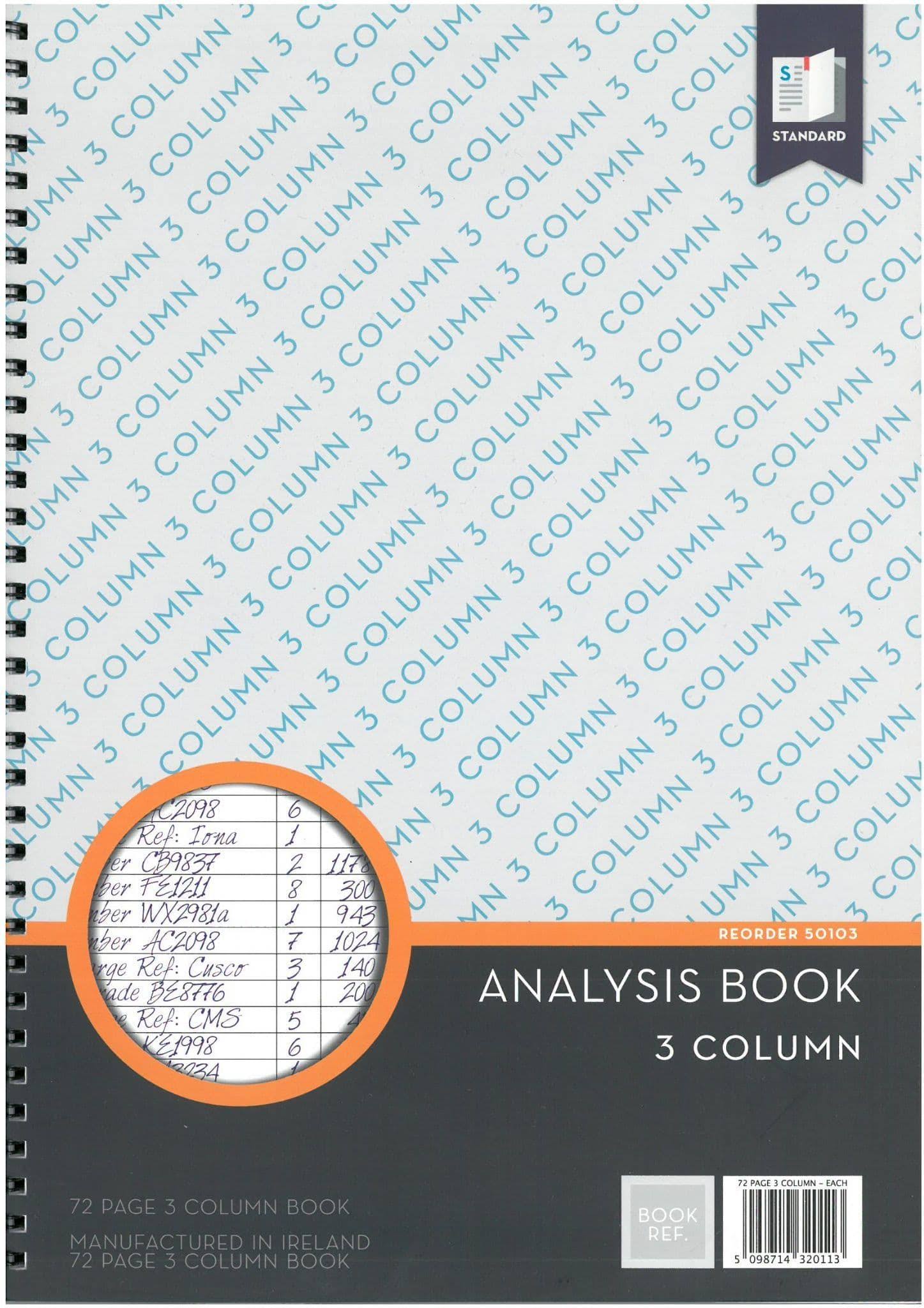 Standard A4 Analysis Book - 36 Sheets