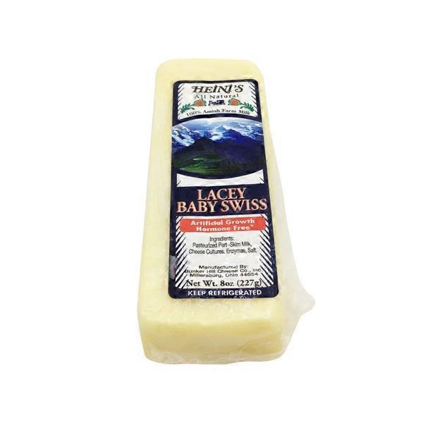 Heini's Lacey Baby Swiss Cheese - 8 oz