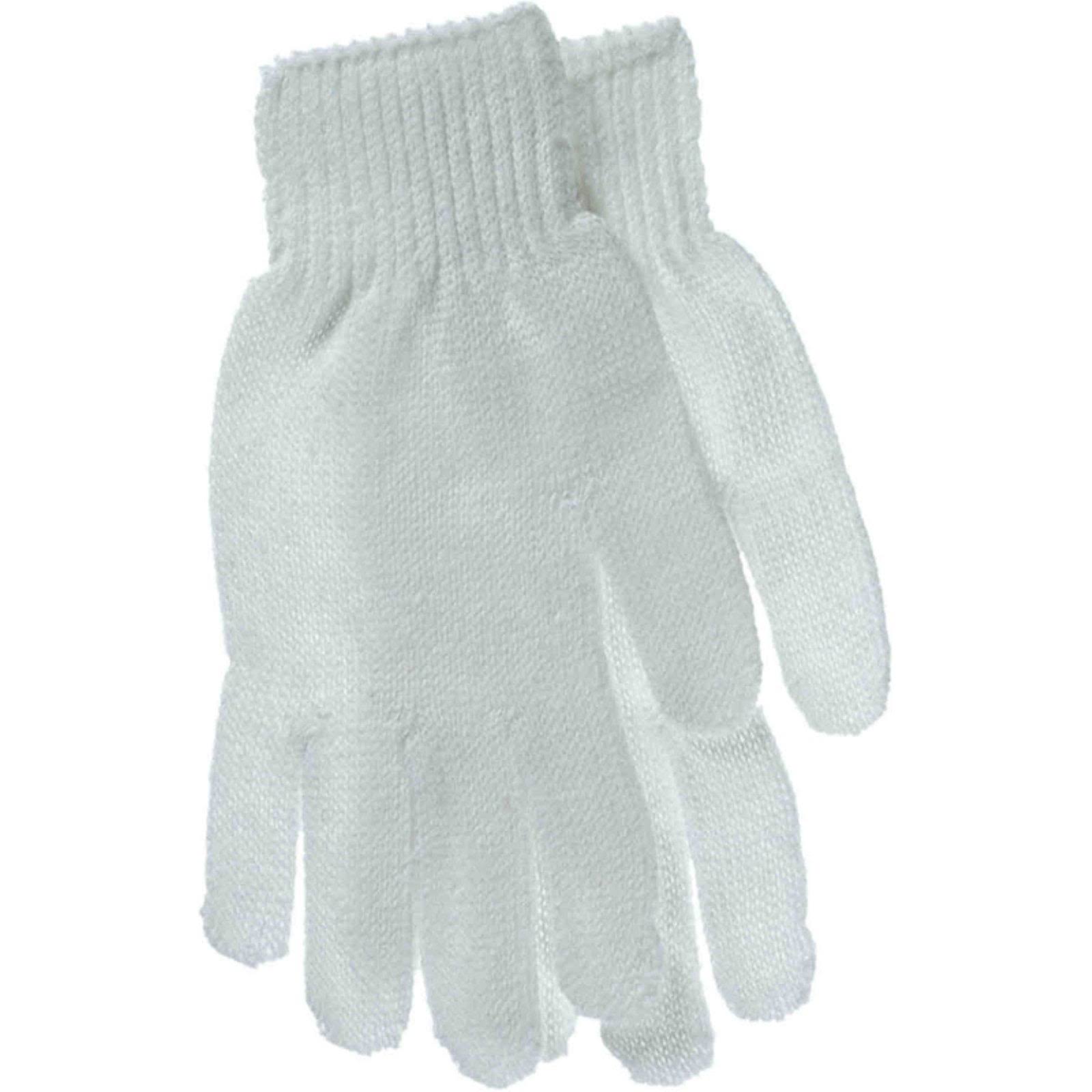 Boss Men's Reversible String Knit Gloves - White