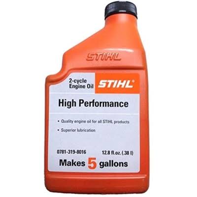 Stihl 12.8oz HP Oil 5gal Mix