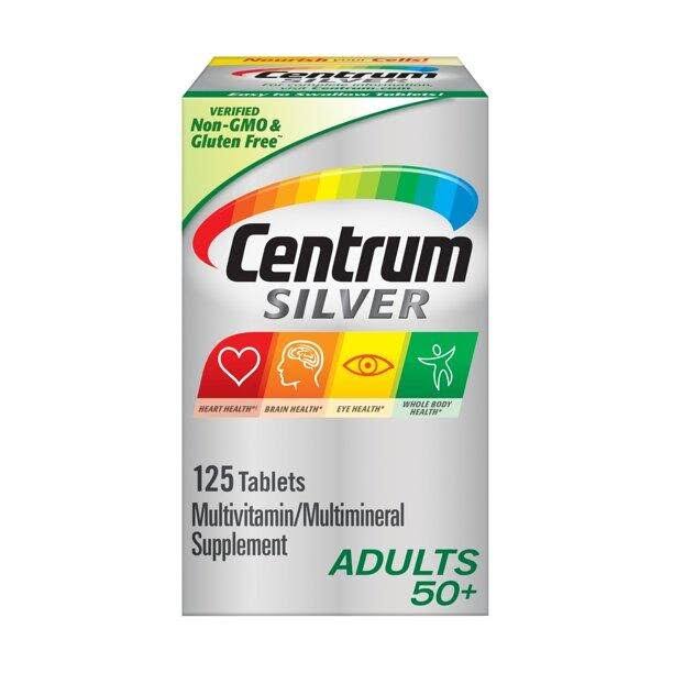 Centrum Silver Adults 50+ Multivitamin -- 125 Tablets