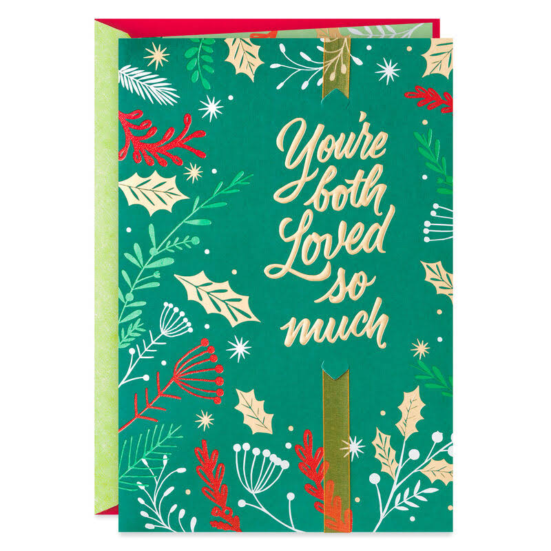 You're Both Loved So Much Christmas Card for Son and Daughter-in-law
