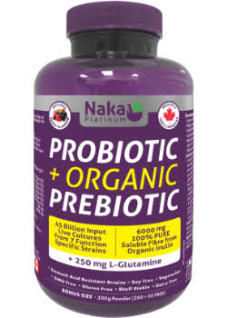 Naka Platinum Probiotic + Organic Prebiotic 300g