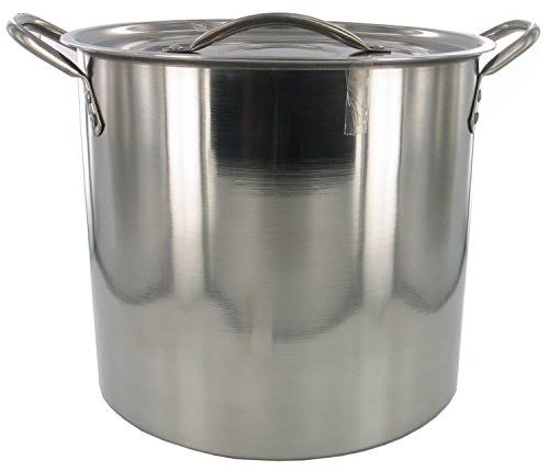 Good Cook Brushed Stainless Steel Stock Pot - 12 Qt