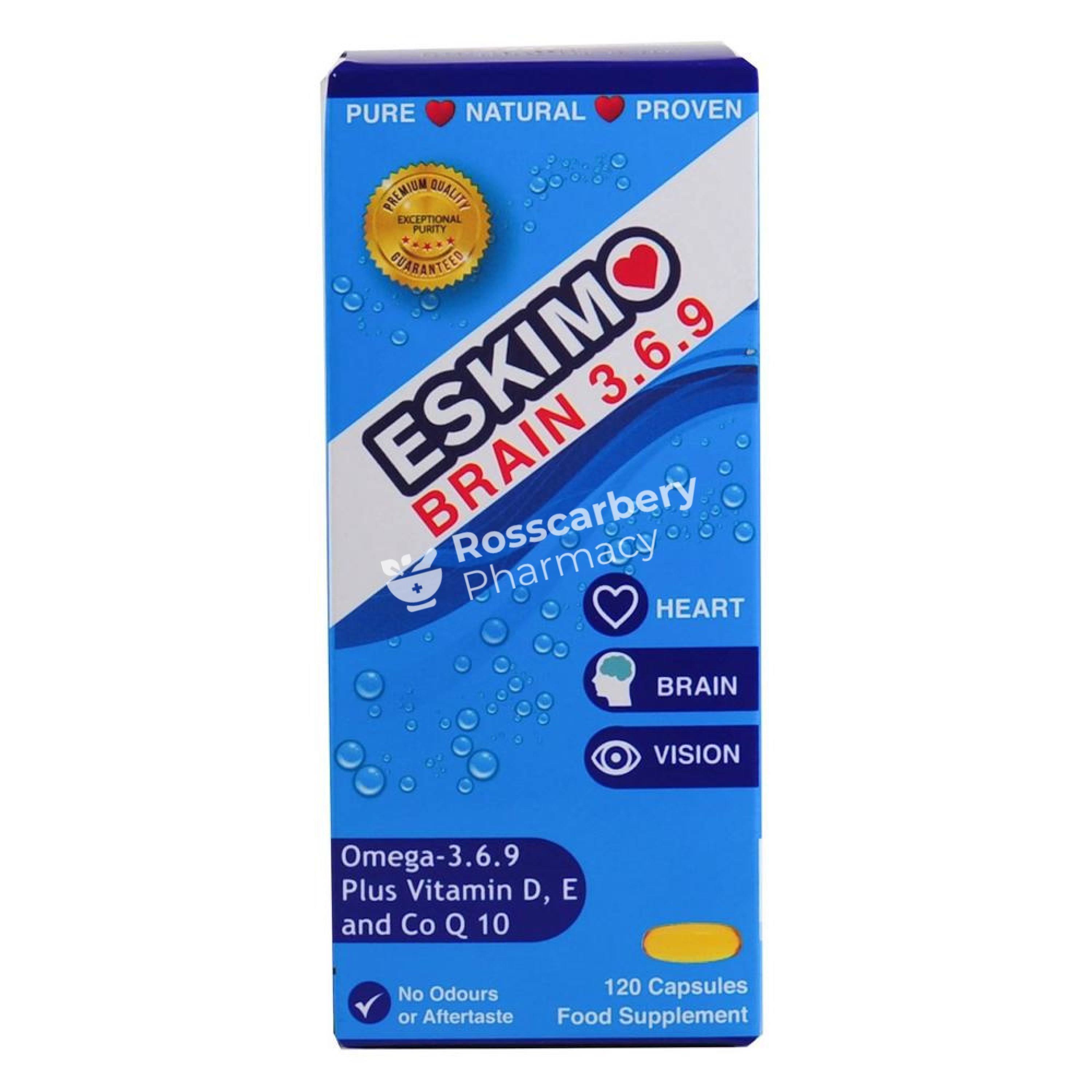 Eskimo-3 Brainsharp Pure Omega-3 Fish Oil - 120pk