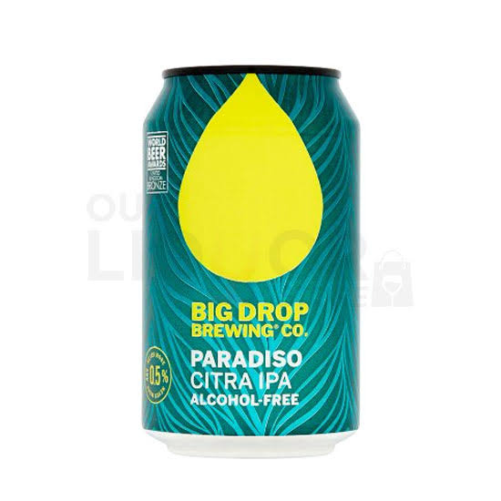 Big Drop Brewing Co. Non-Alcoholic Malt Beverage Paradiso IPA