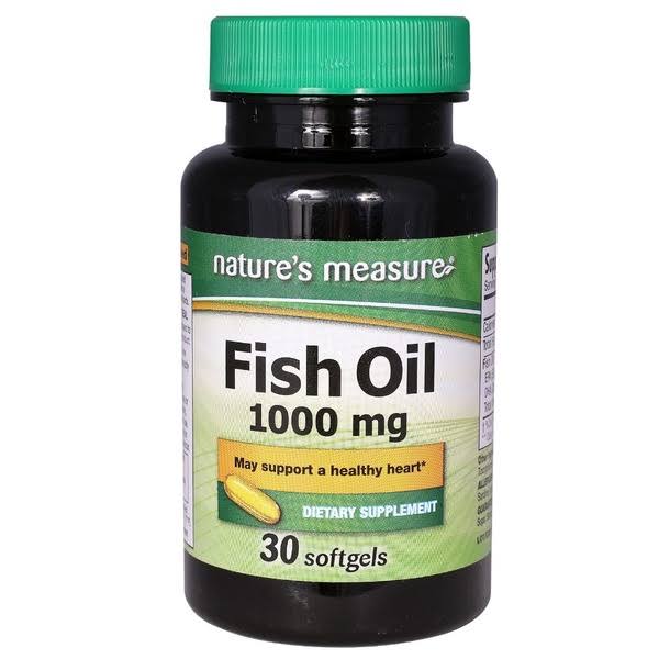 Nature's Measure Fish Oil Softgels, 30 Ct.