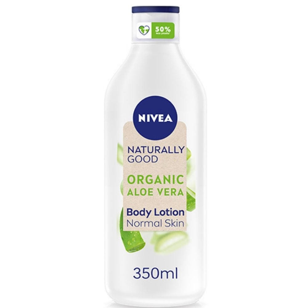 Nivea Naturally Good Organic Aloe Vera Body Lotion for Normal Skin 350ml