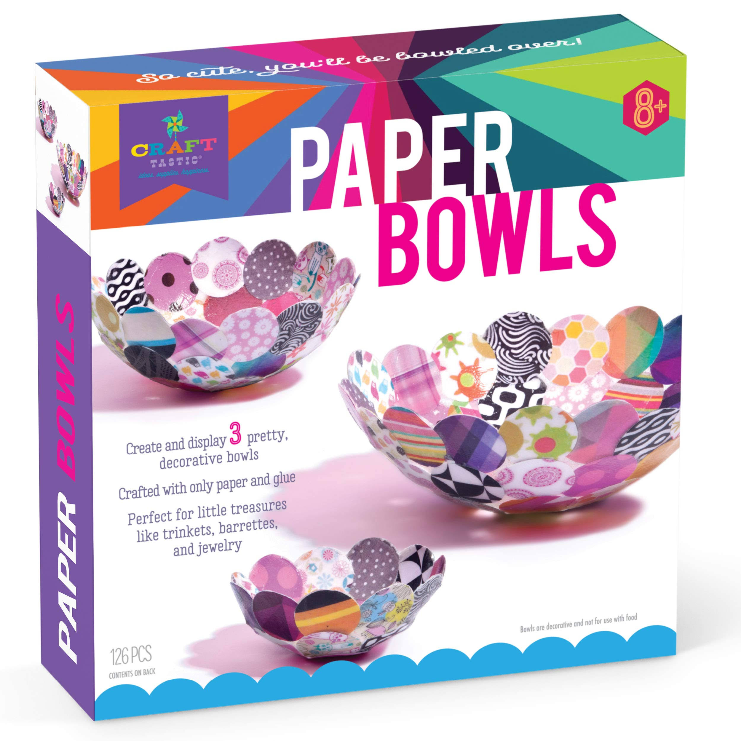 Craft-Tastic Paper Bowls Kit