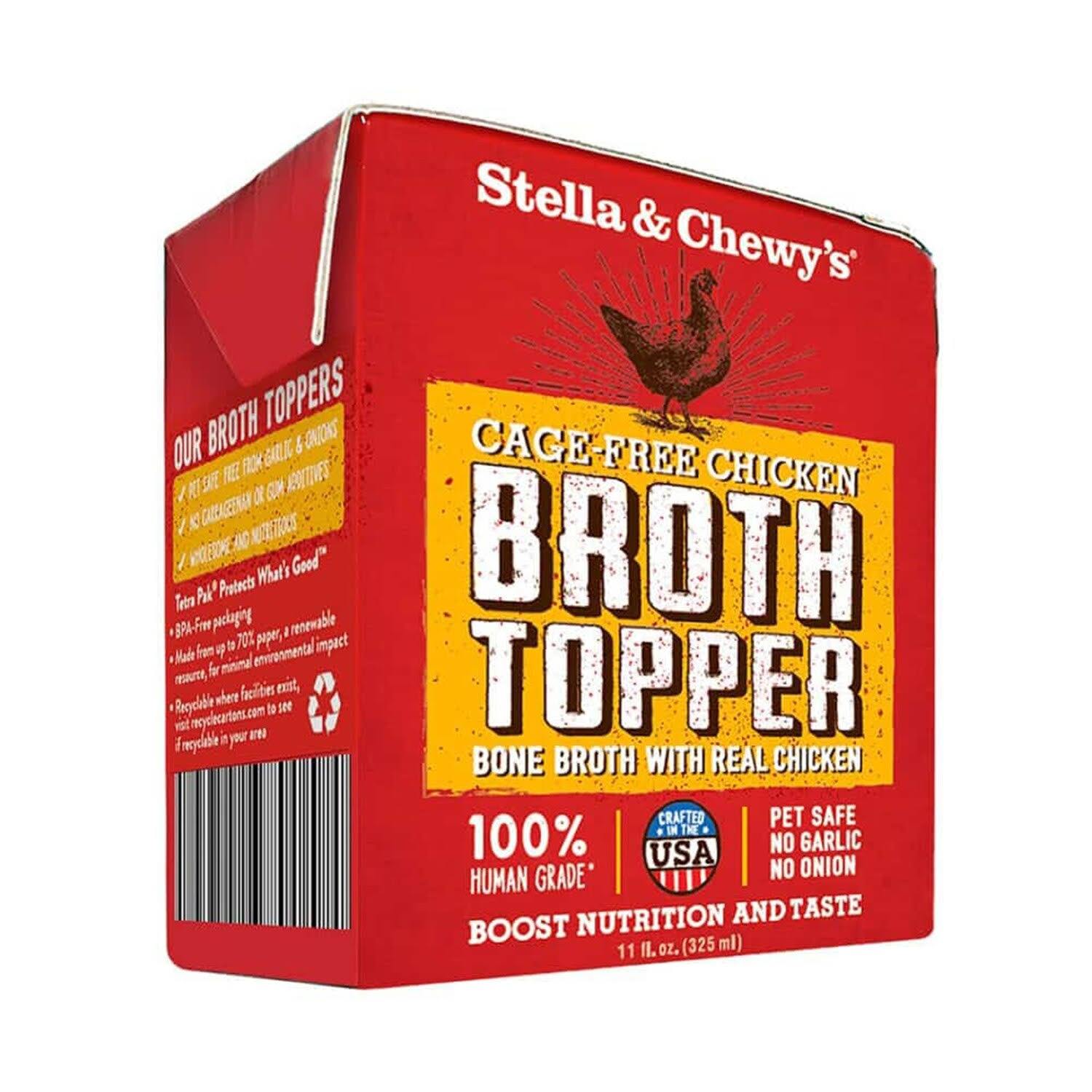 Stella & Chewy's Broth Topper Cage-Free Chicken For Dogs 11 oz