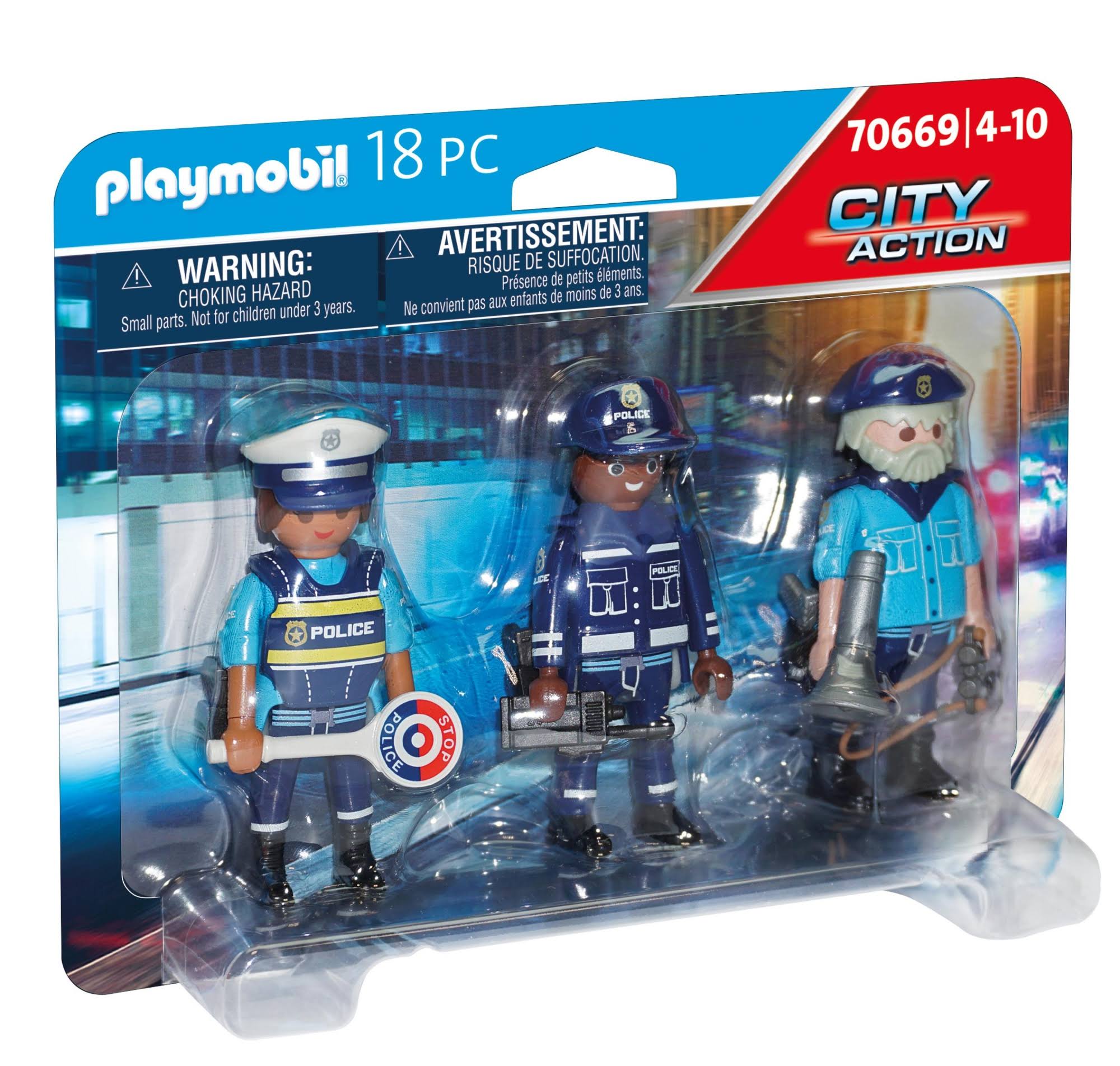 PLAYMOBIL 70669 - City Action - Police Figure Set