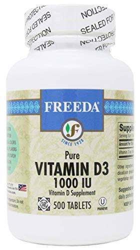 Freeda Vitamin D3 1000 I.U. - 500 TAB