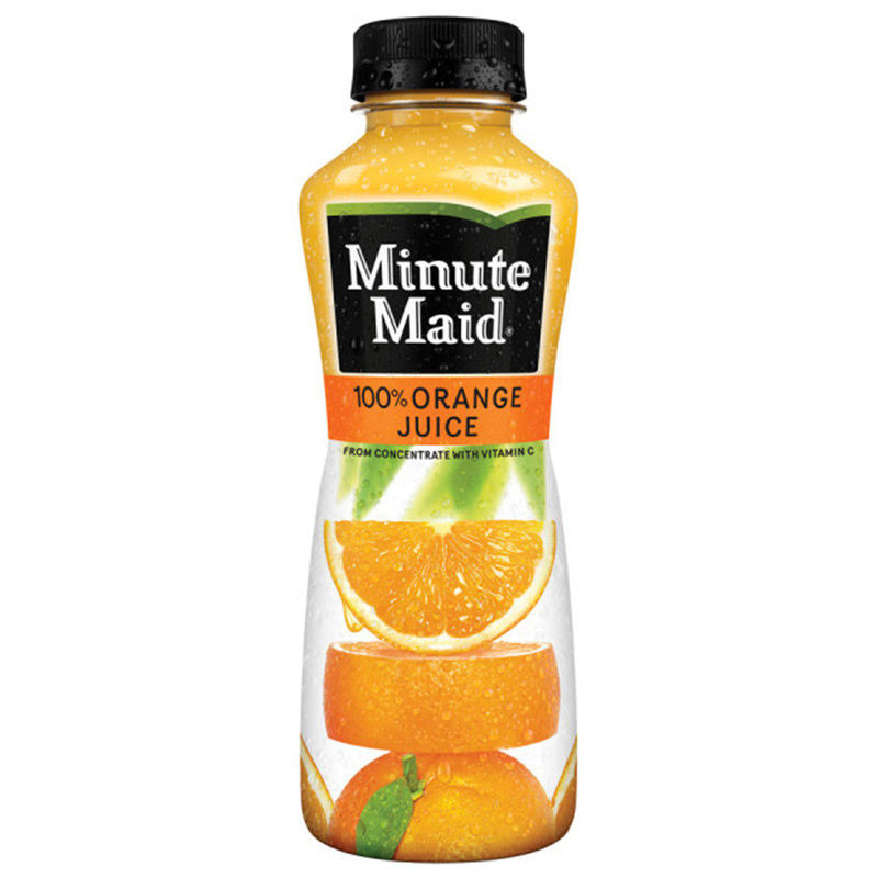 Minute Maid Orange Juice, 12 oz. Bottles, 24 Pack