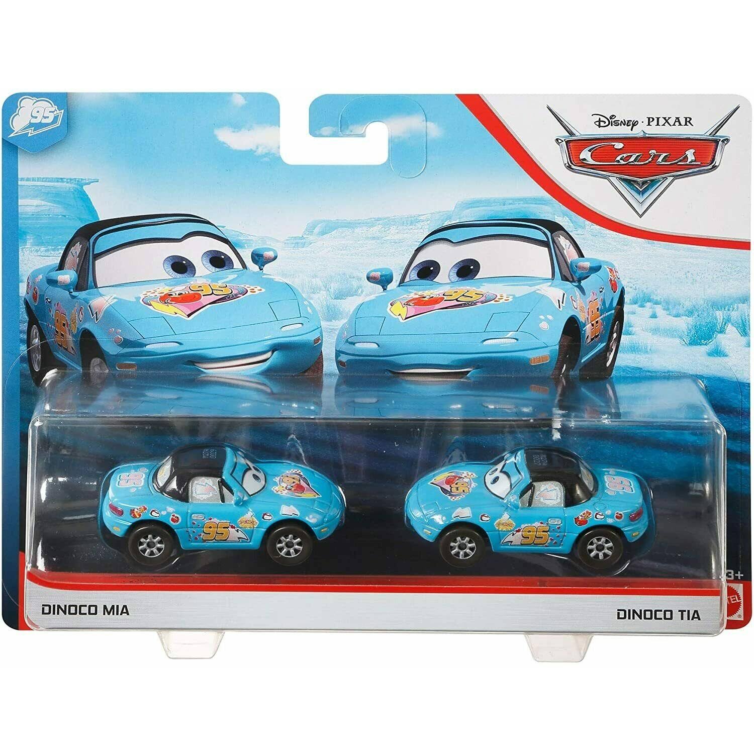 Disney Pixar Cars Character Car Vehicle 2 Pack Dinoco Mia and Tia