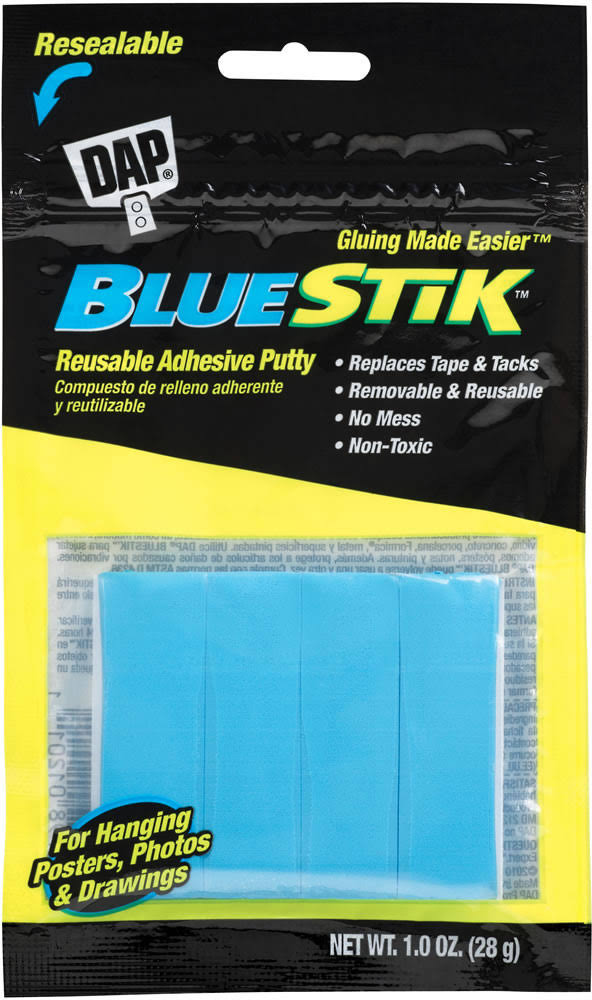 DAP Blue Stik Reusable Adhesive Putty - 1oz
