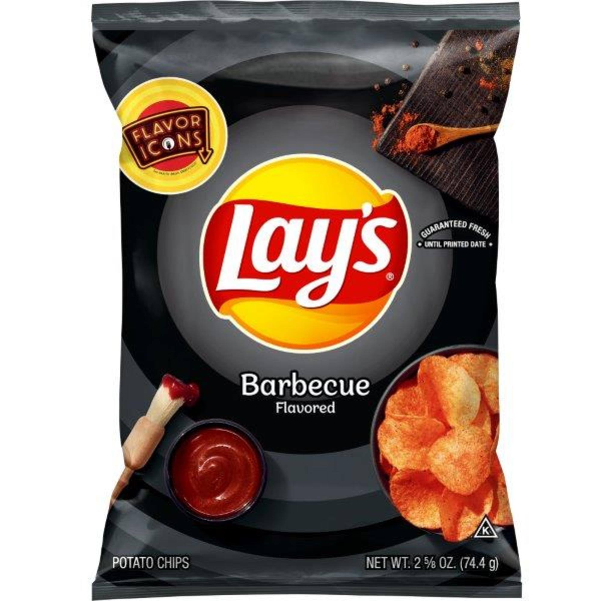 Lay's Potato Chips, Barbecue Flavored - 2.625 oz